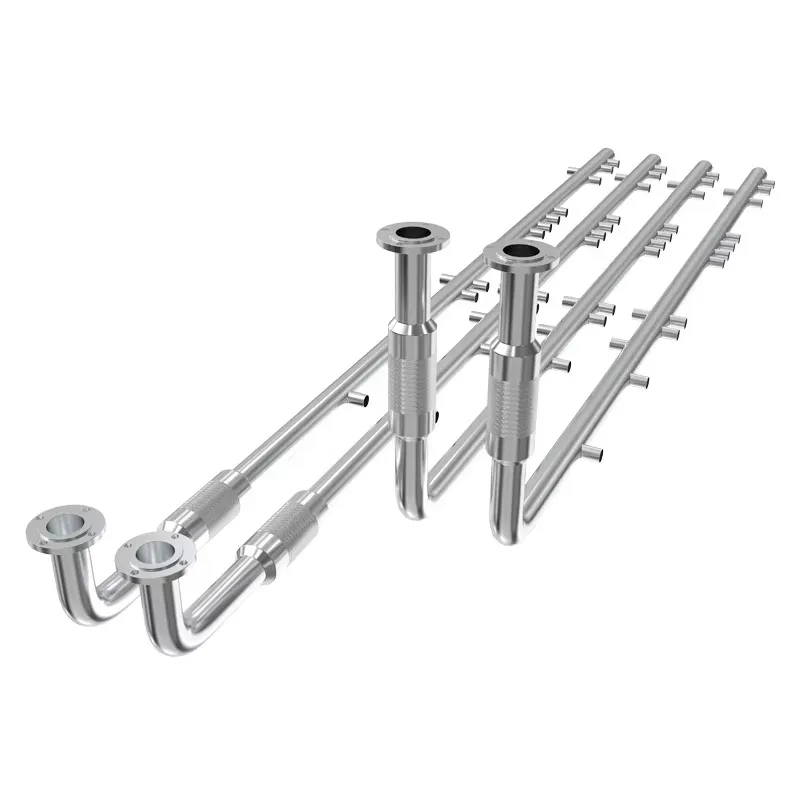 Prefabricated stainless-steel cooling pipes