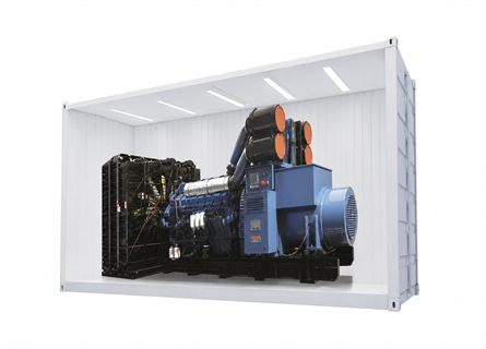 Containerized generator equipment supporting data-centre resilience
