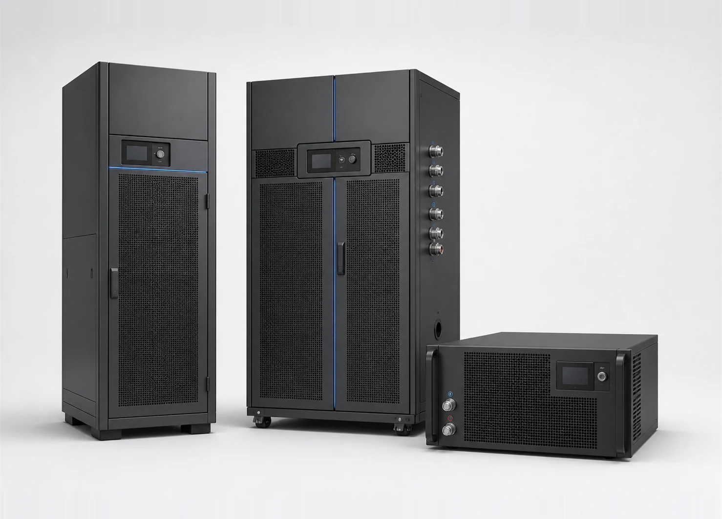 Unbranded illustrative render of Coolant Distribution Unit Family