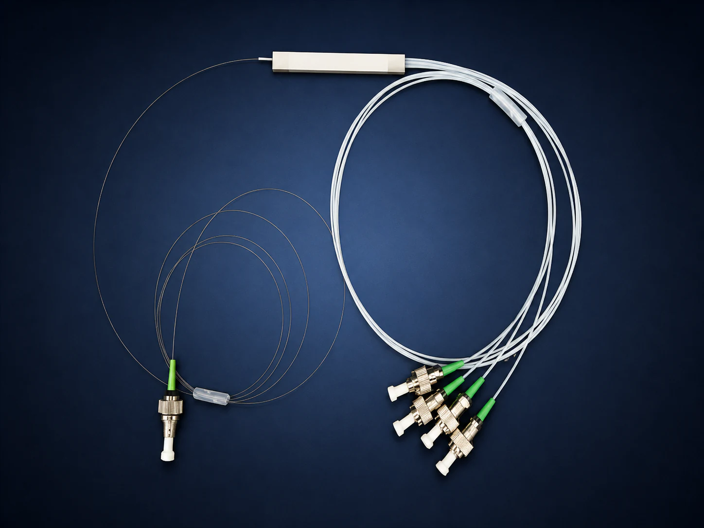 Multicore fan-in and fan-out optical waveguide