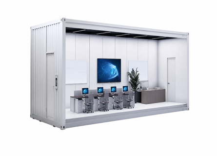 Containerized support space for a data-centre deployment