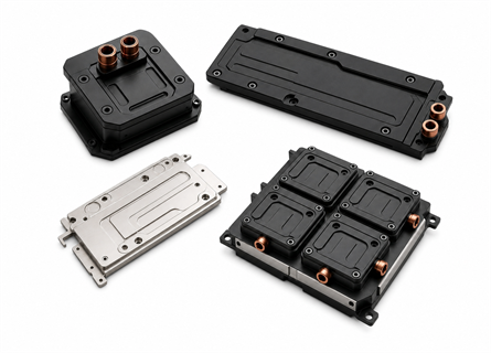 Cold plate cooling cabinet for high-density computing