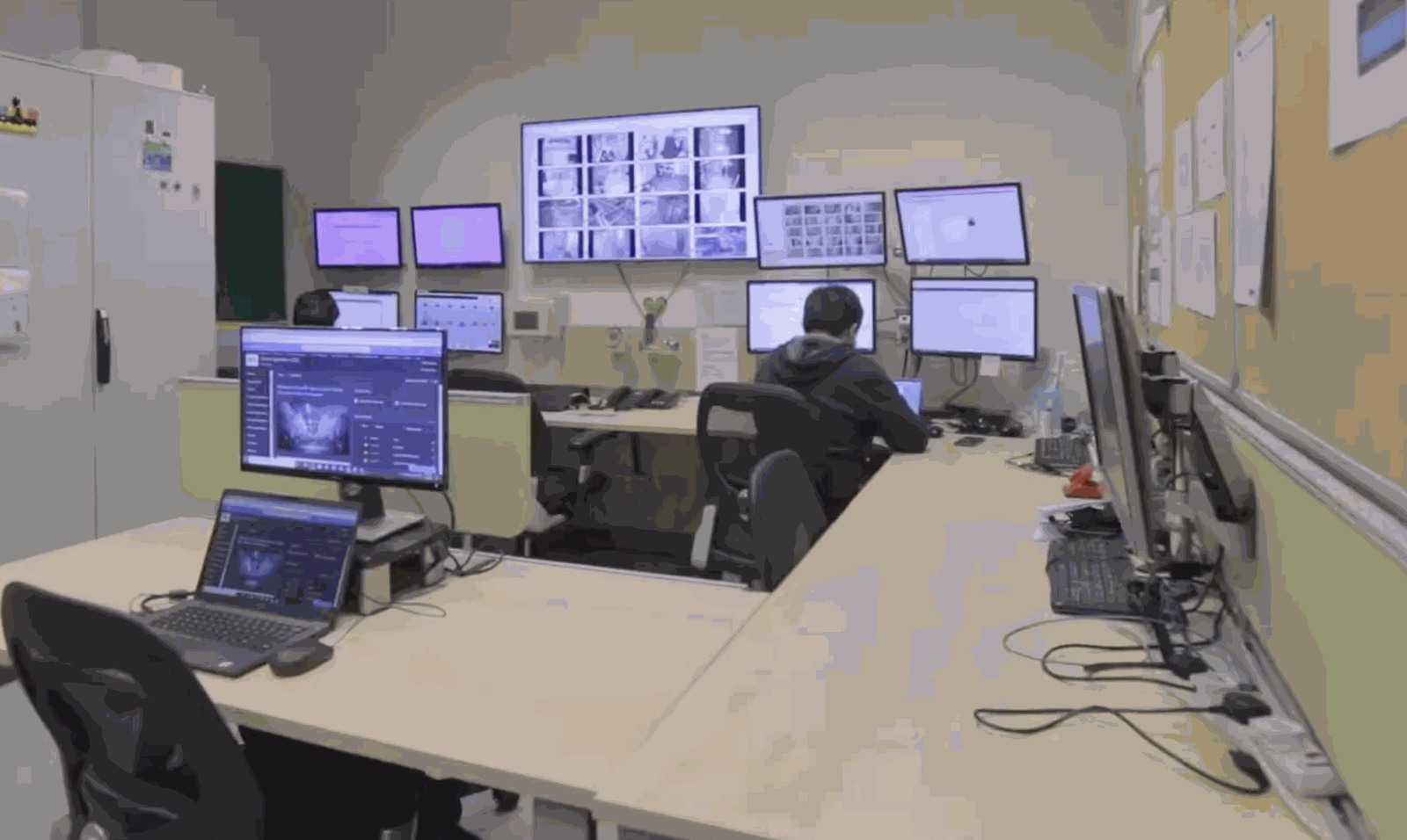 Central control room managing data center efficiency systems