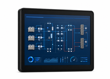 Liquid-cooling building automation control terminal