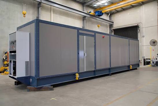 Power-trained unit supporting data center infrastructure rollout