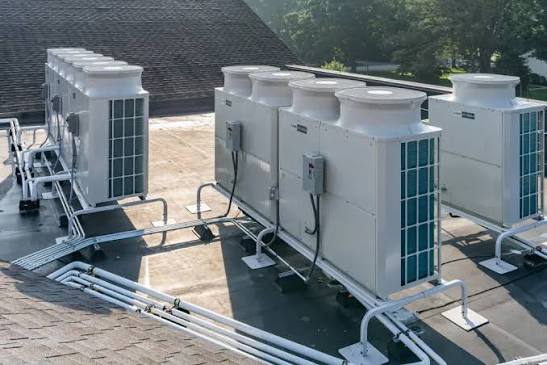 VRF outdoor unit used in cooling infrastructure