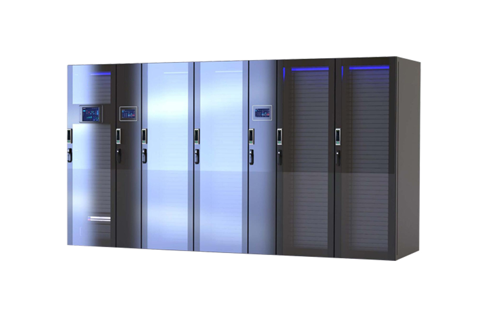 the supplier single-row modular data-centre cabinet view